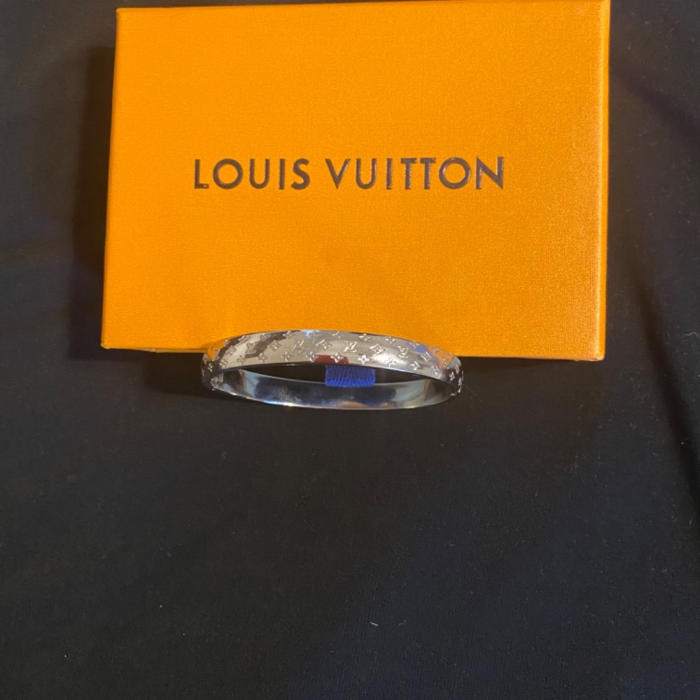Silver Louis Vuitton Bangle - Picture 3 of 3
